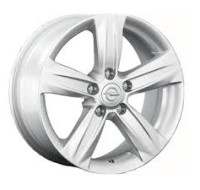 Replica Opel (OPL11) W7 R17 PCD5x110 ET39 DIA65.1 silver